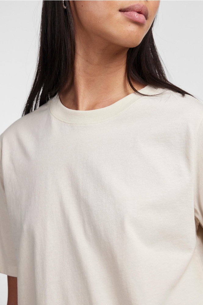 PCRIA SS SOLID TEE NOOS BC 17140802 Birch